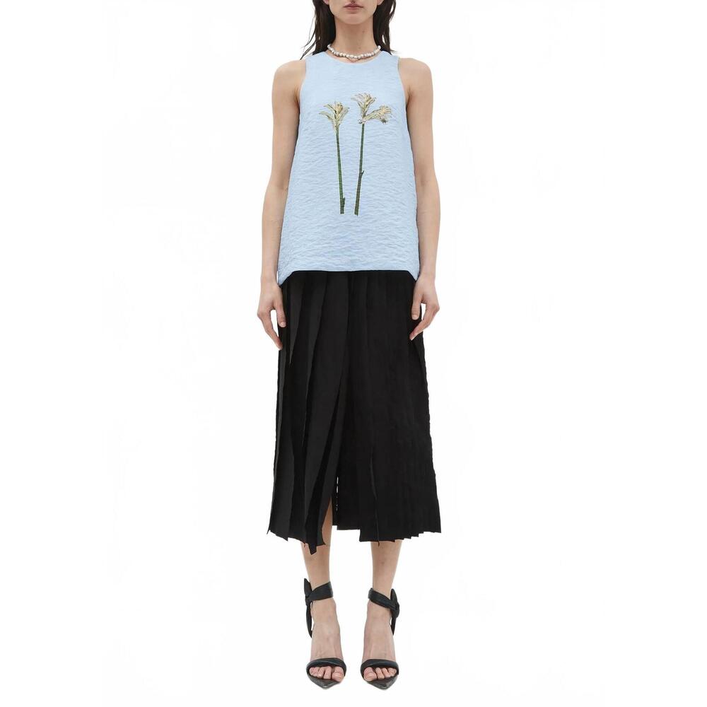 NEW CHRISTIAN WIJNANTS tattia tank top in light blue